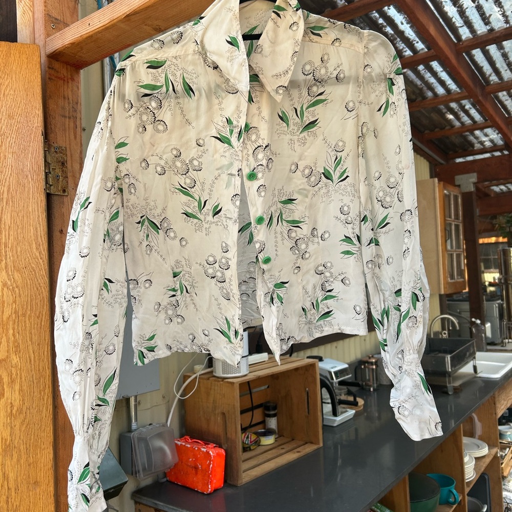 Floral Button-Up Shirt